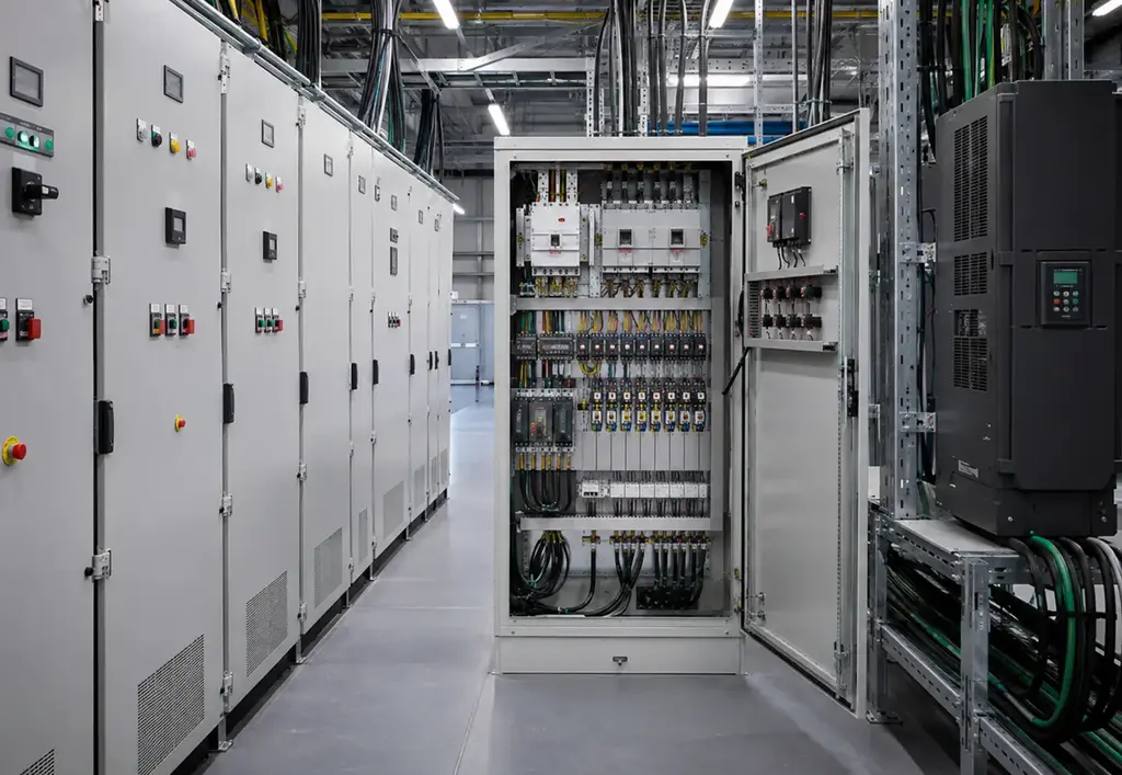 Industrial electrical power switchgear control and automation equipment