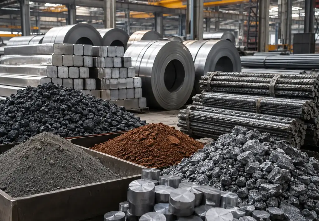 Industrial minerals and metal products for international markets