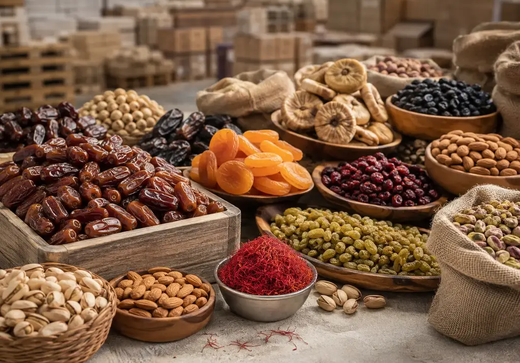 Selected Iranian agricultural and food products for international markets