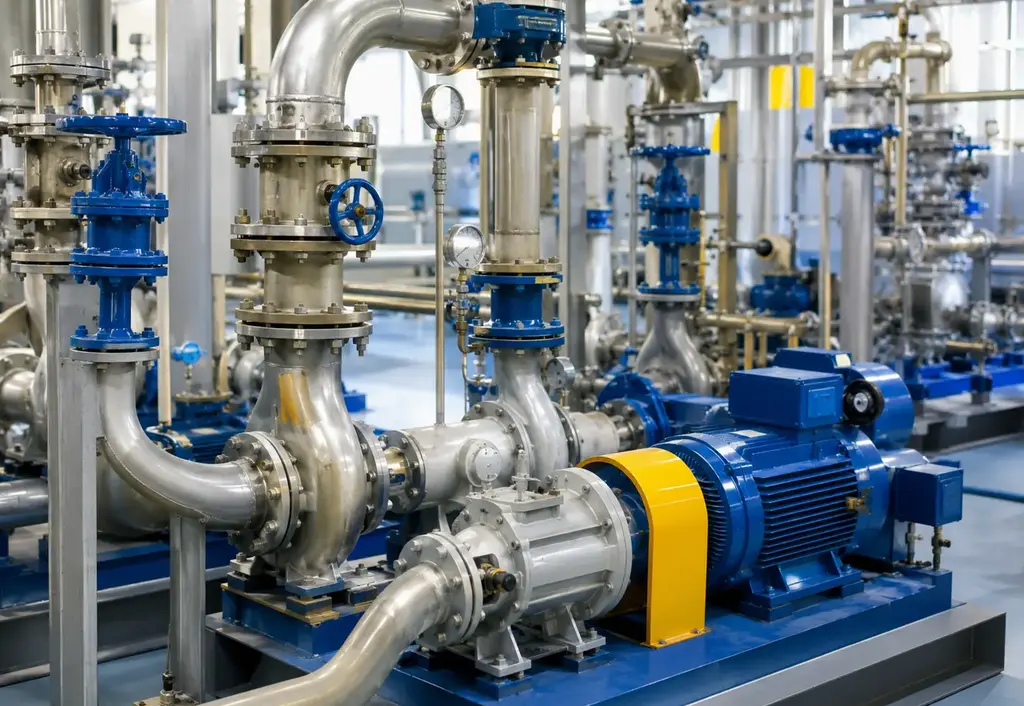 Industrial pumps valves and process equipment for fluid handling systems